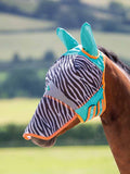 Shires Zeb-Tek Fly Mask With Ears