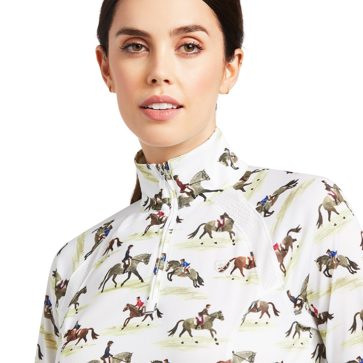 Ariat Ladies Sunstopper 2.0 1/4 Zip Base Layer