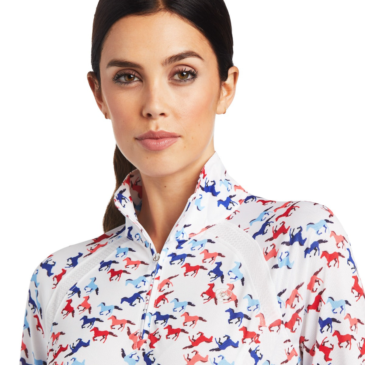 Ariat Ladies Sunstopper 2.0 1/4 Zip Base Layer