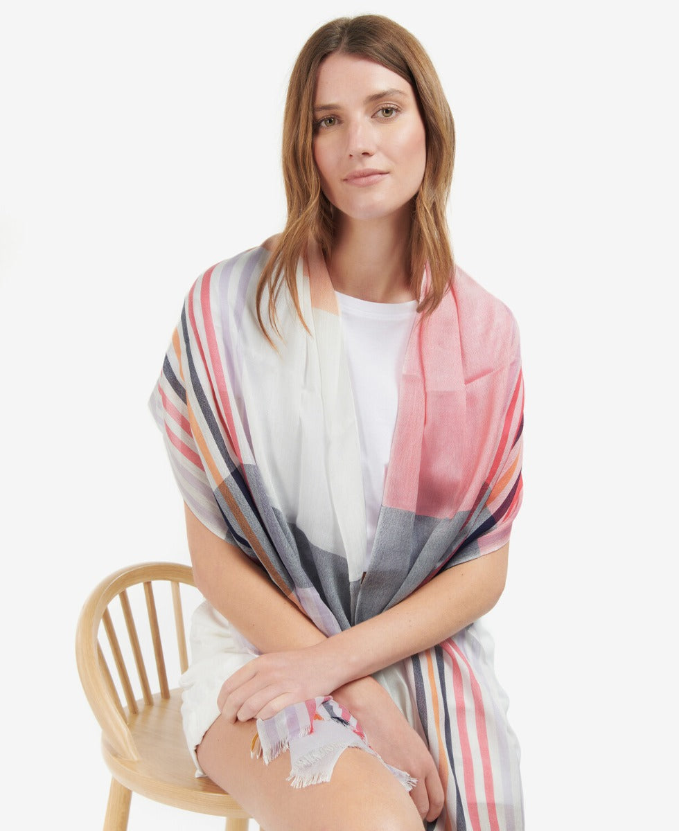 Barbour Ladies Kendra Check Wrap