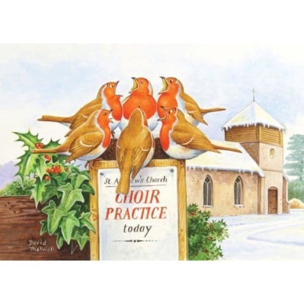 David Thelwell Christmas Cards Pack of 8