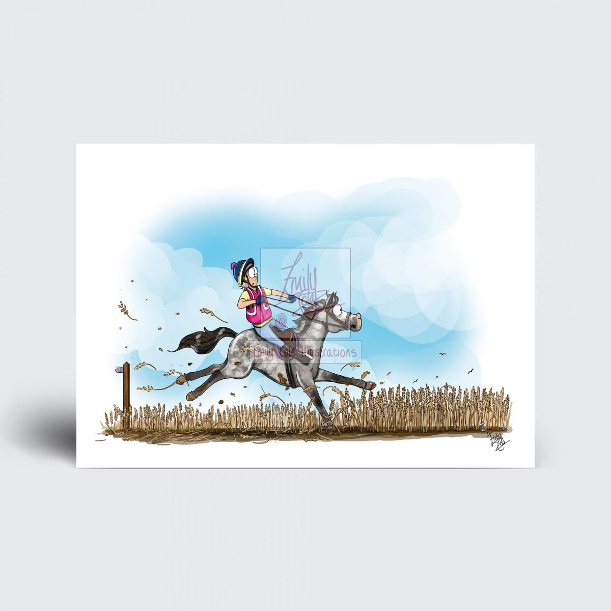 Emily Cole "Farmers Field" Greeting Card