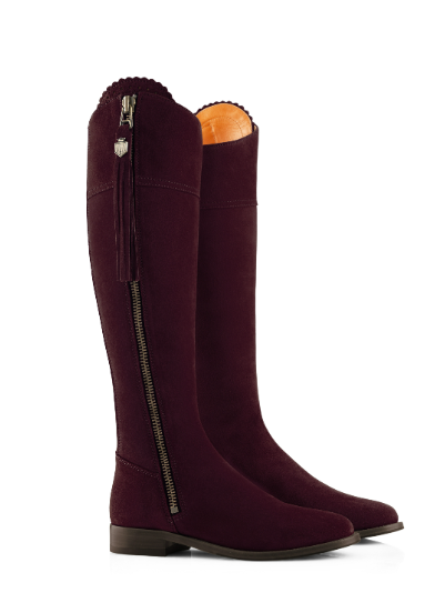 Fairfax & Favor Ladies Regina Flat Regular Fit Suede Boots