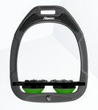 Flex-On Green Composite Stirrups with Flat Ultra-Grip Tread