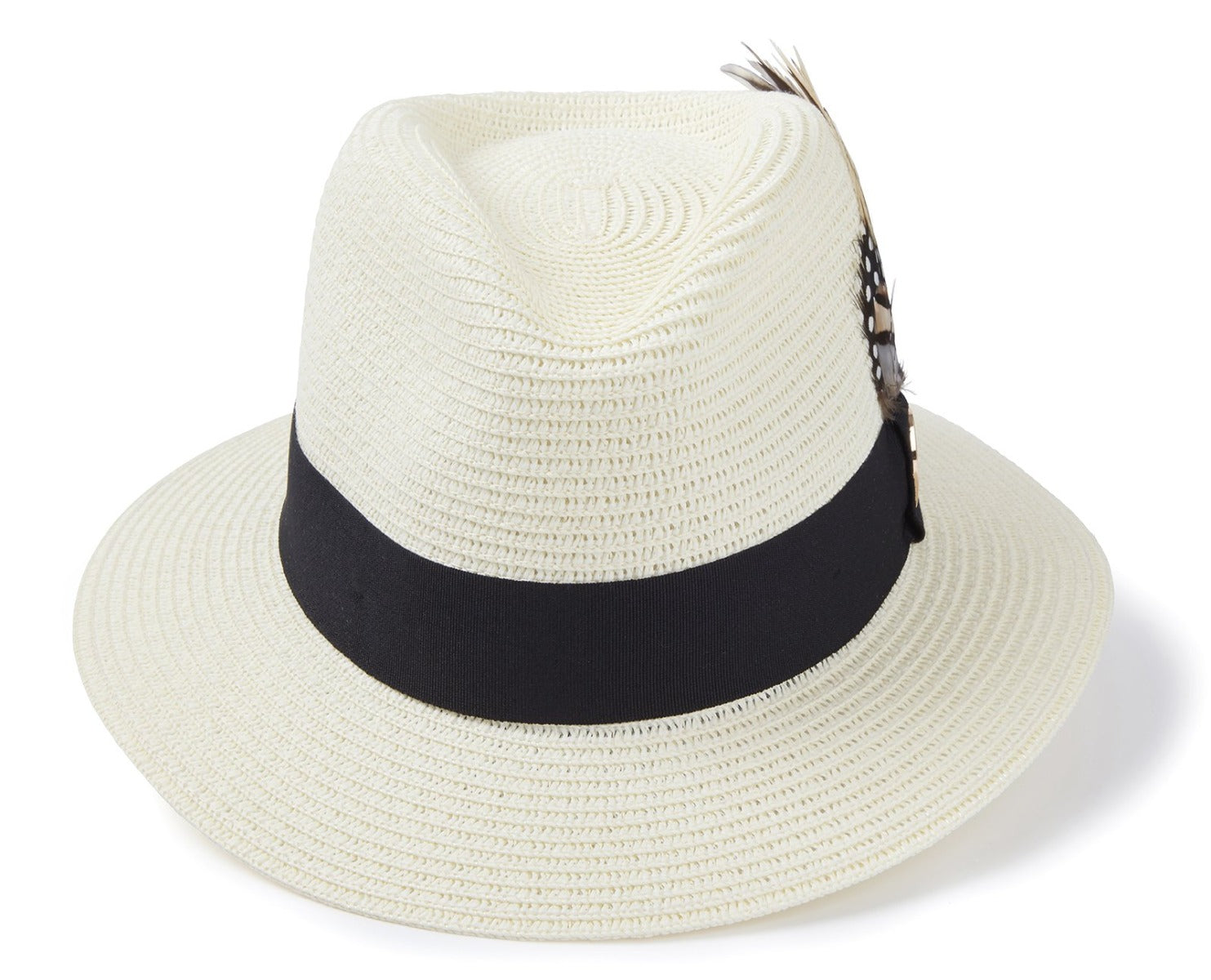 Hicks & Brown Ladies Aldeburgh Guinea & Pheasant Feather Fedora