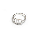 Hiho Silver Sterling Silver Snaffle Ring