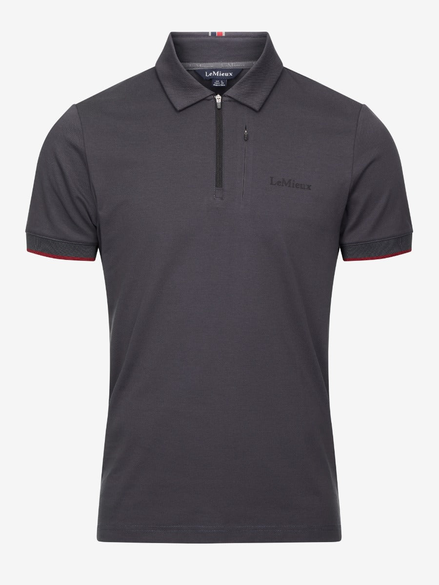 LeMieux Mens Elite Zip Polo Shirt