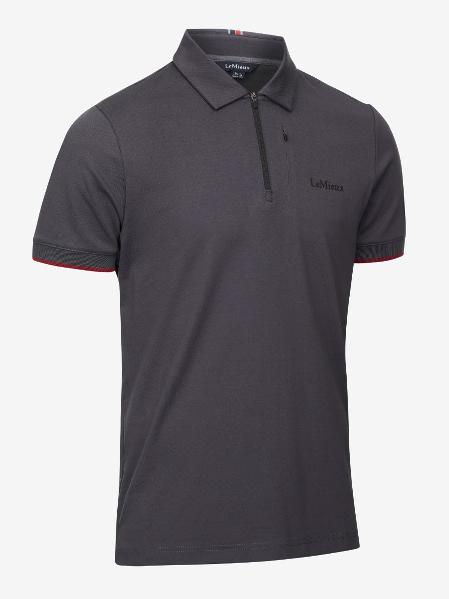 LeMieux Mens Elite Zip Polo Shirt