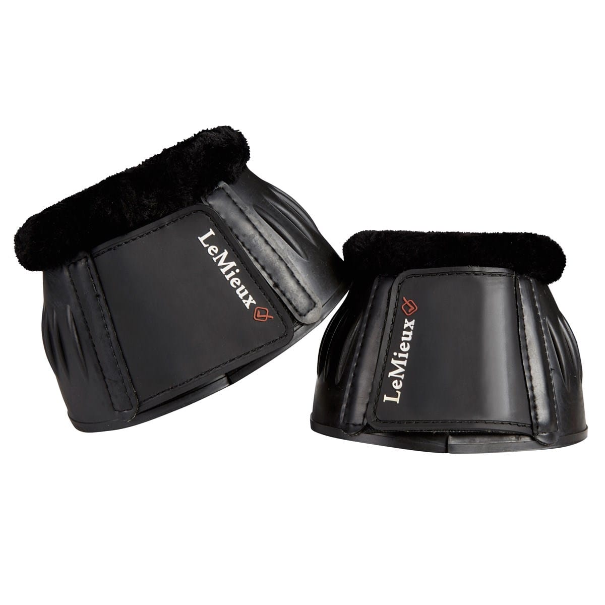 LeMieux Rubber Bell Overreach Boots With Fleece