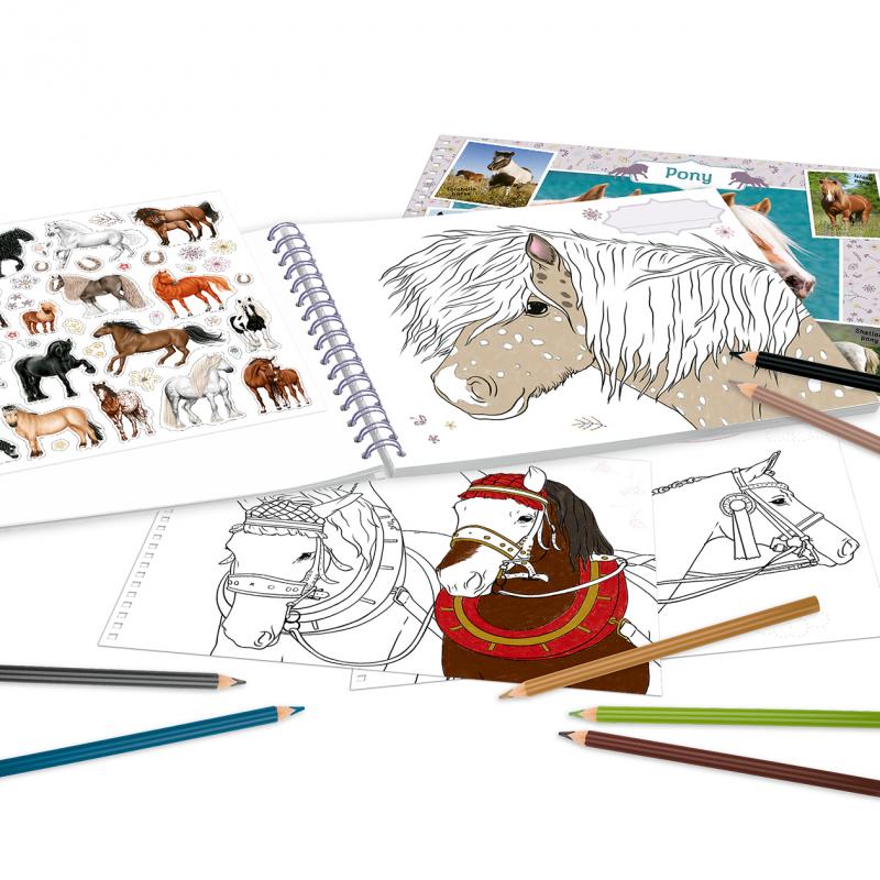 Miss Melody Horse Colouring Book