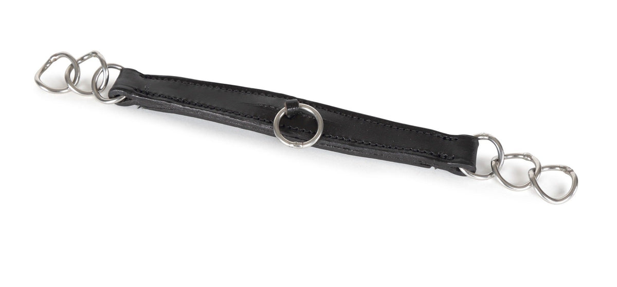 Shires Leather Curb Chain