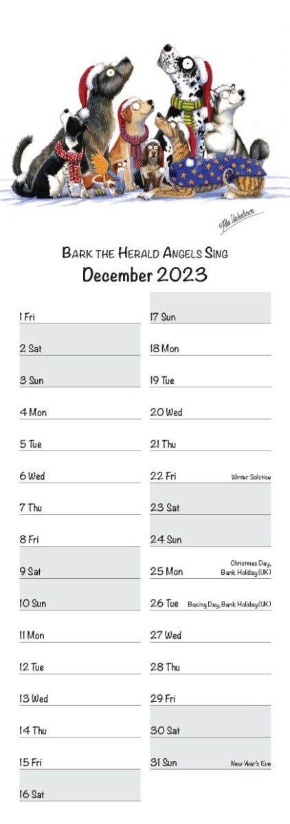 Alex Underdown 2023 Country Calendar