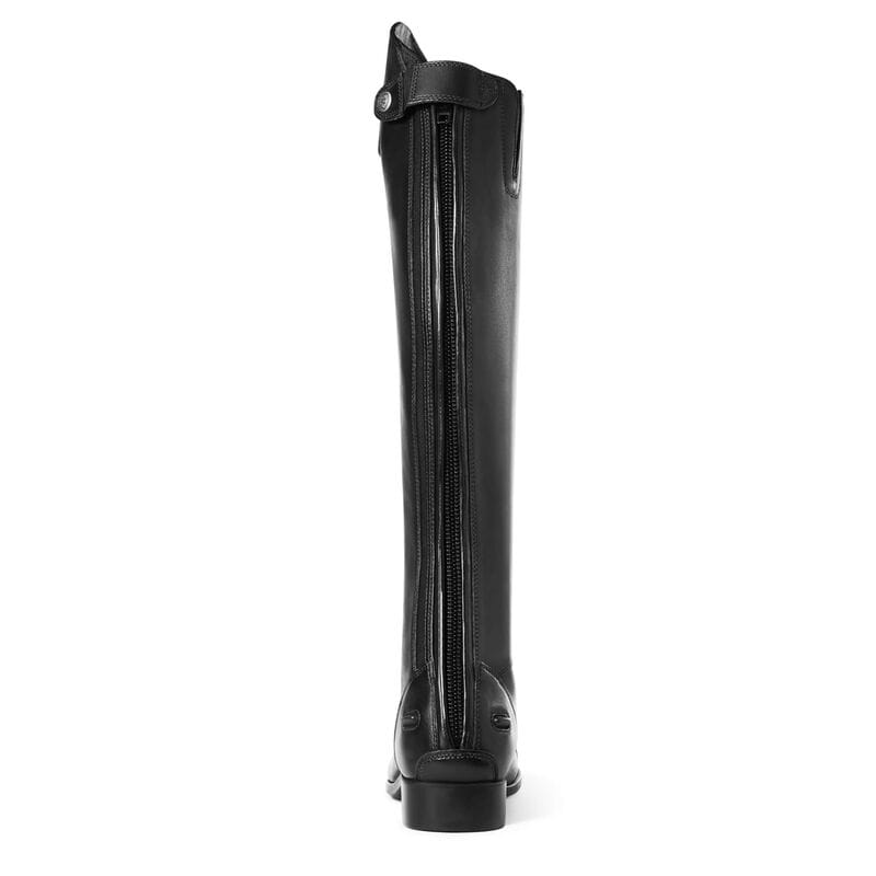Ariat Ladies Heritage Contour II Field Zip Long Riding Boots in Black-Long Riding Boots-Eland Lodge