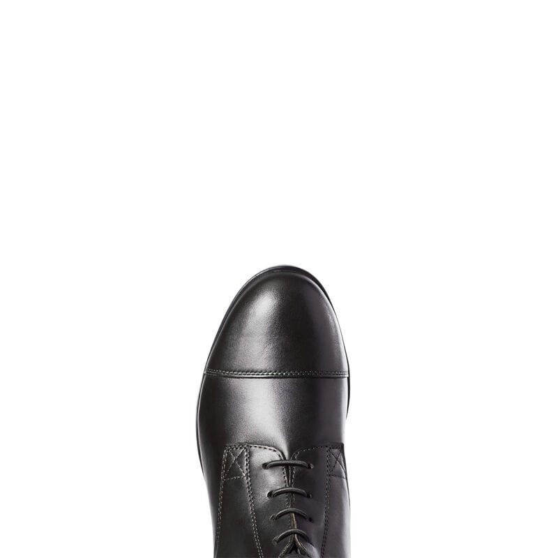 Ariat Ladies Heritage Contour II Field Zip Long Riding Boots in Black-Long Riding Boots-Eland Lodge