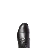 Ariat Ladies Heritage Contour II Field Zip Long Riding Boots in Black-Long Riding Boots-Eland Lodge