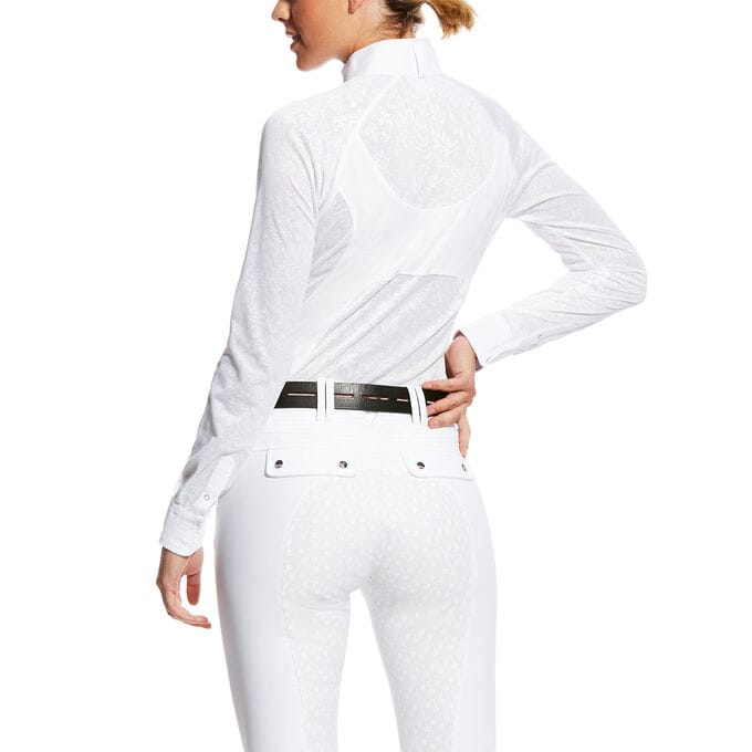 Ariat Ladies Marquis Vent Long Sleeve Show Shirt-Competition Shirts-Eland Lodge