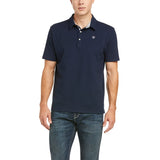 Ariat Mens Medal Short Sleeve Polo-Polo's, Tops & T-Shirts-Eland Lodge