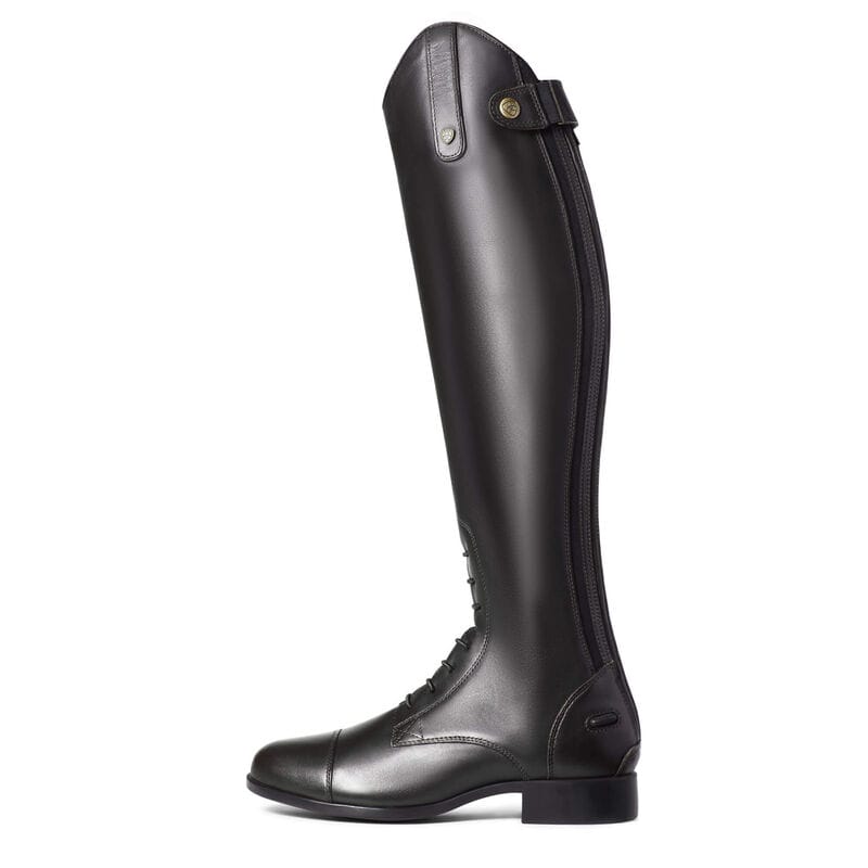 Ariat Ladies Black Heritage Contour II Field Zip Long Boot