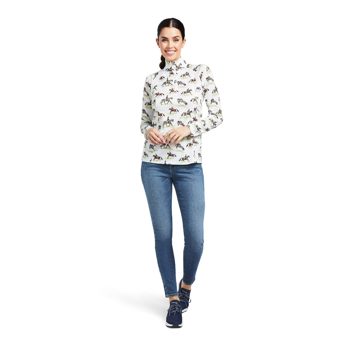 Ariat Ladies Sunstopper 2.0 1/4 Zip Baselayer