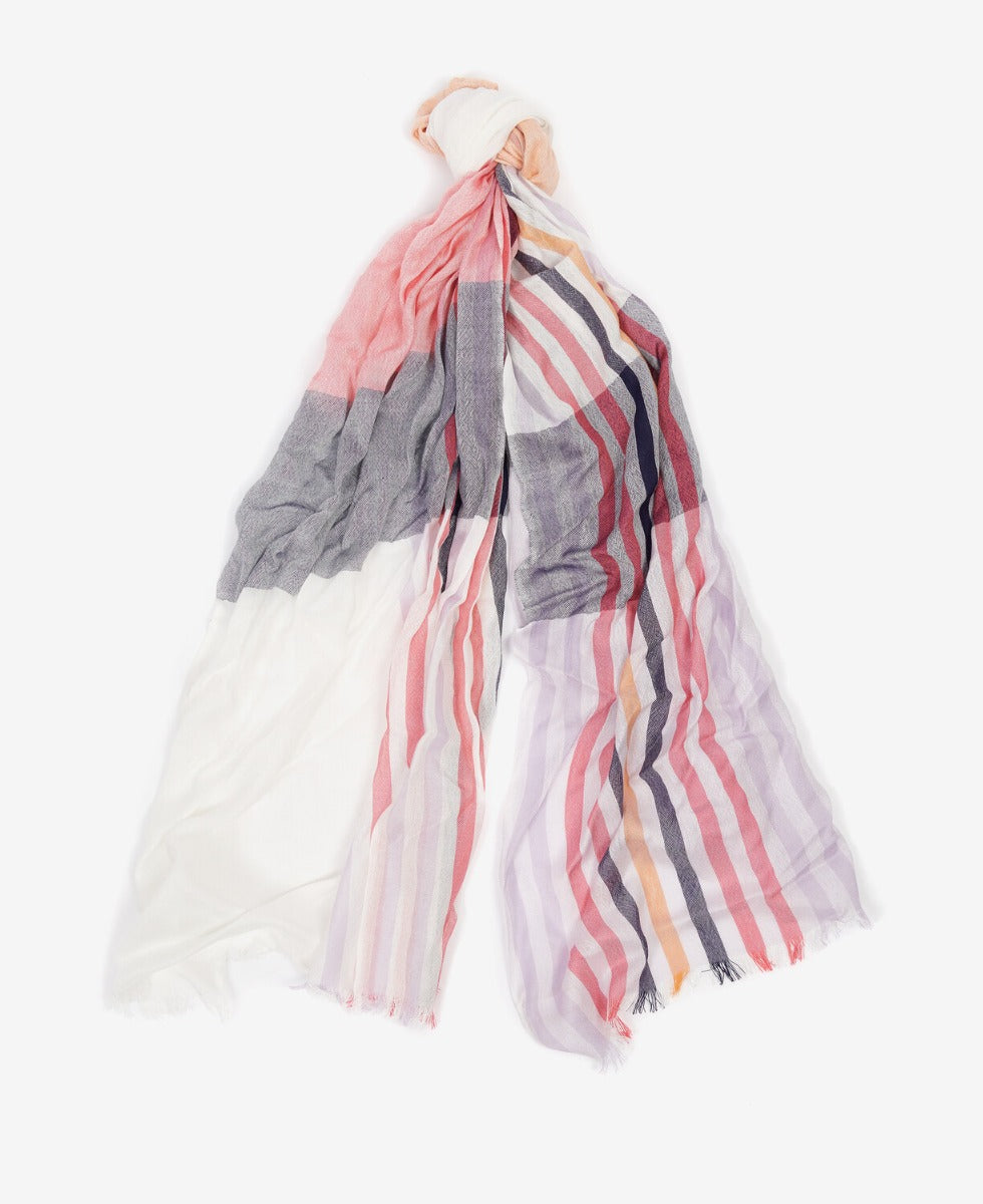 Barbour Ladies Kendra Check Wrap-Hats, Scarves, Gloves & Headbands-Eland Lodge