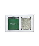 Barbour Mens Hip Flask and Sock Gift Set