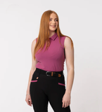 Blackfort Equestrian Ladies Tech Sleeveless Polo Shirt