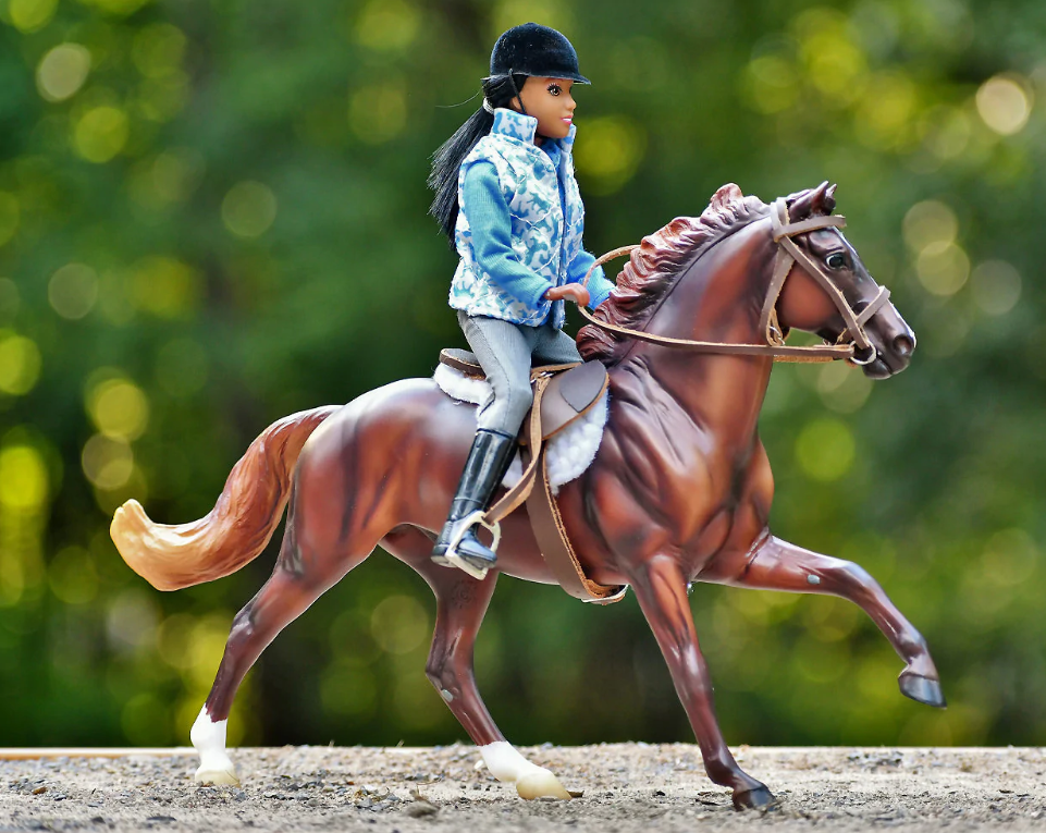 Breyer Makayla Schooling Rider-Toys-Eland Lodge