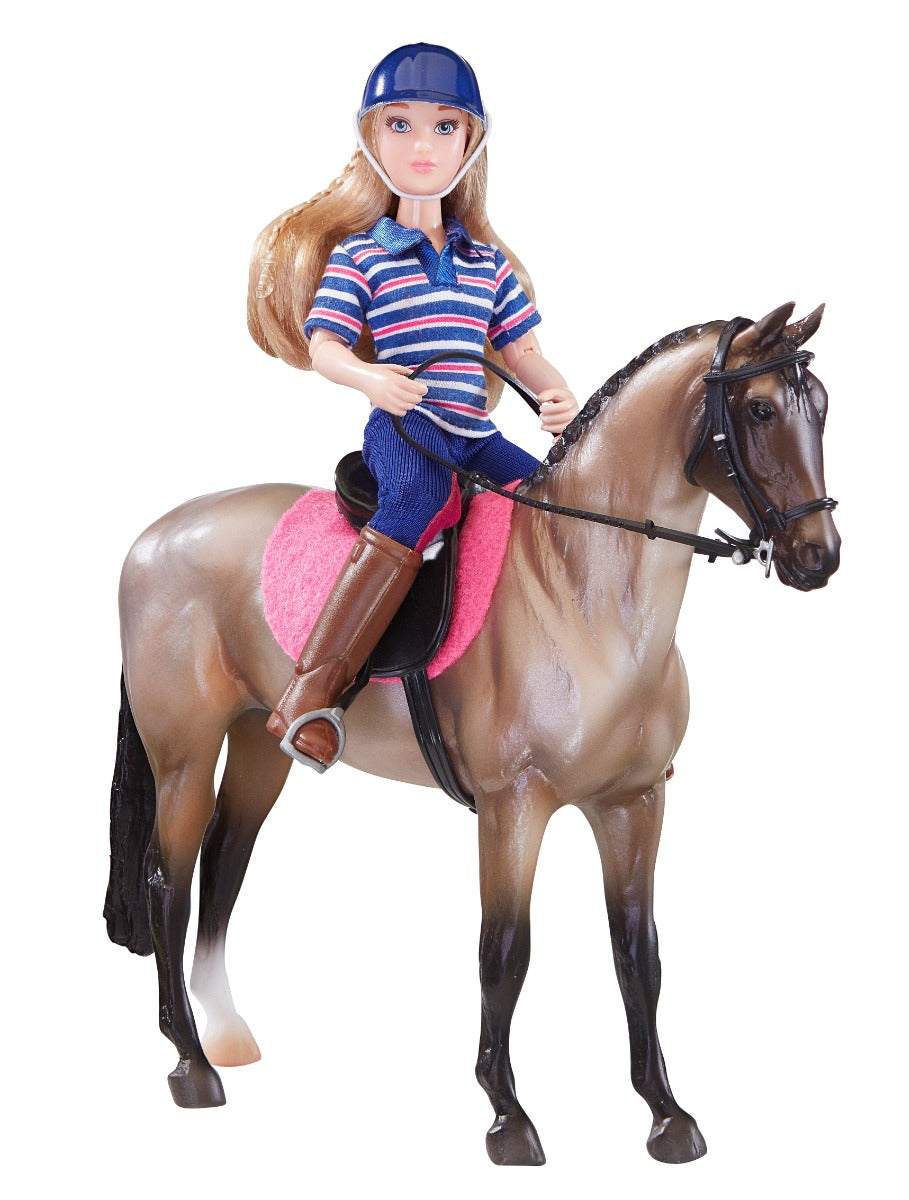 Breyer Classic English Horse And Rider Set