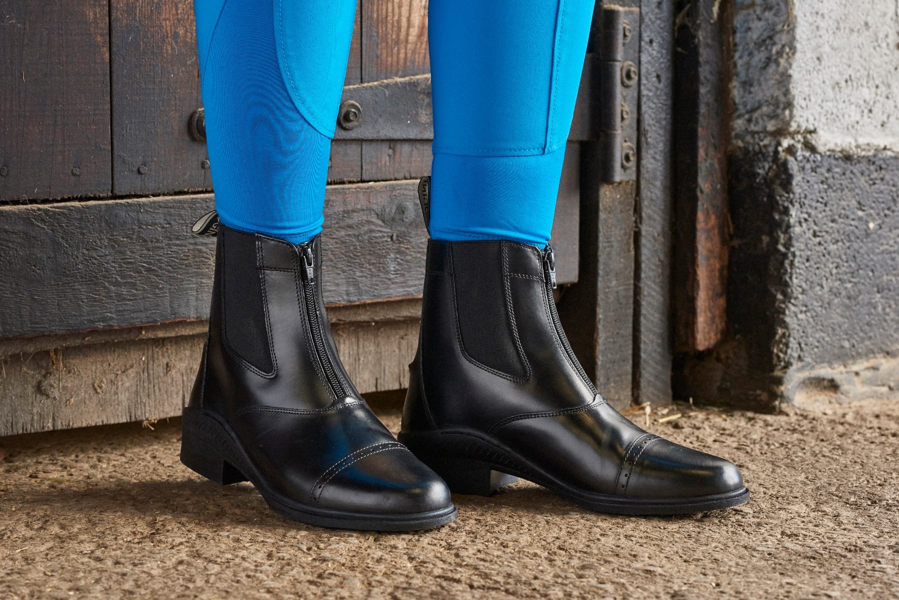 Brogini Adults Tivoli Zipped Boots-Jodhpur Boots-Eland Lodge