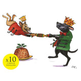 Bryn Parry Christmas "Canine Cracker" Multipack Pack of 10 Cards