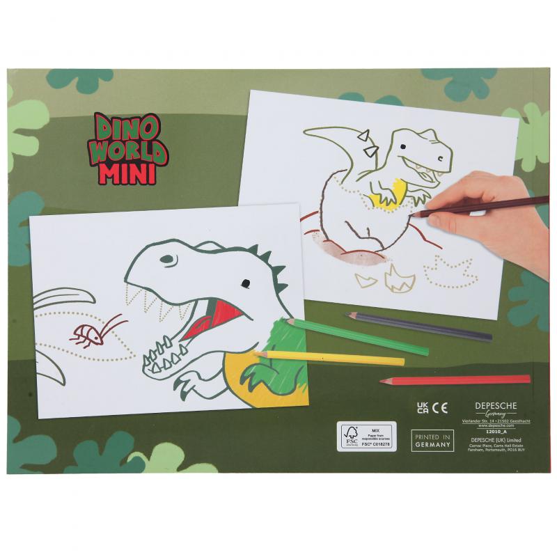 Dino World Dot to Dot Colouring Book-Entertainment-Eland Lodge