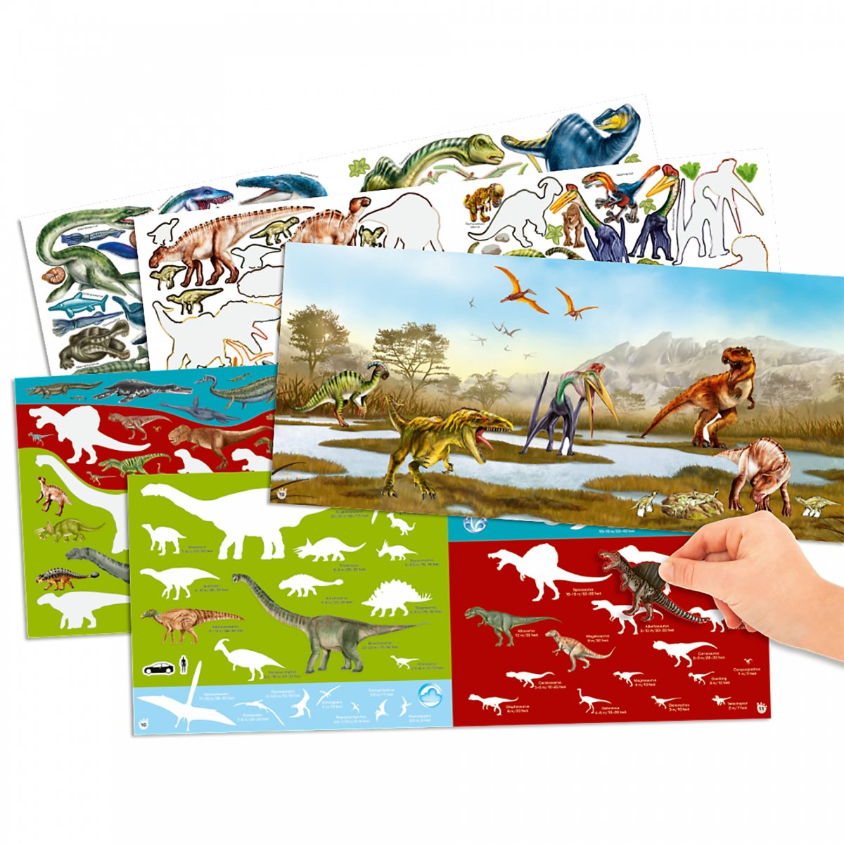 Dino World Sticker Fun - 190 Stickers-Entertainment-Eland Lodge