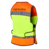 Equisafety Adults Multicoloured Hi Viz Waistcoat