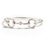 Hiho Silver Double Snaffle Bangle