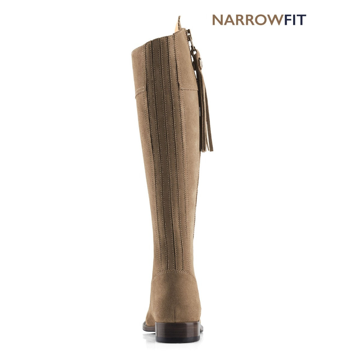 Fairfax Favor Ladies Flat Regina Narrow Fit Suede Boots Eland