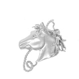 Falabella Fantasy Horse Head Brooch
