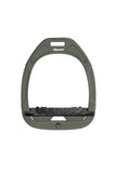 Flex-On Green Composite Limited Edition Stirrups with Inclined Ultra-Grip Tread