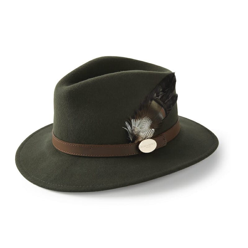 Hicks & Brown Suffolk Bronze Duck Fedora-Hats, Scarves, Gloves & Headbands-Eland Lodge