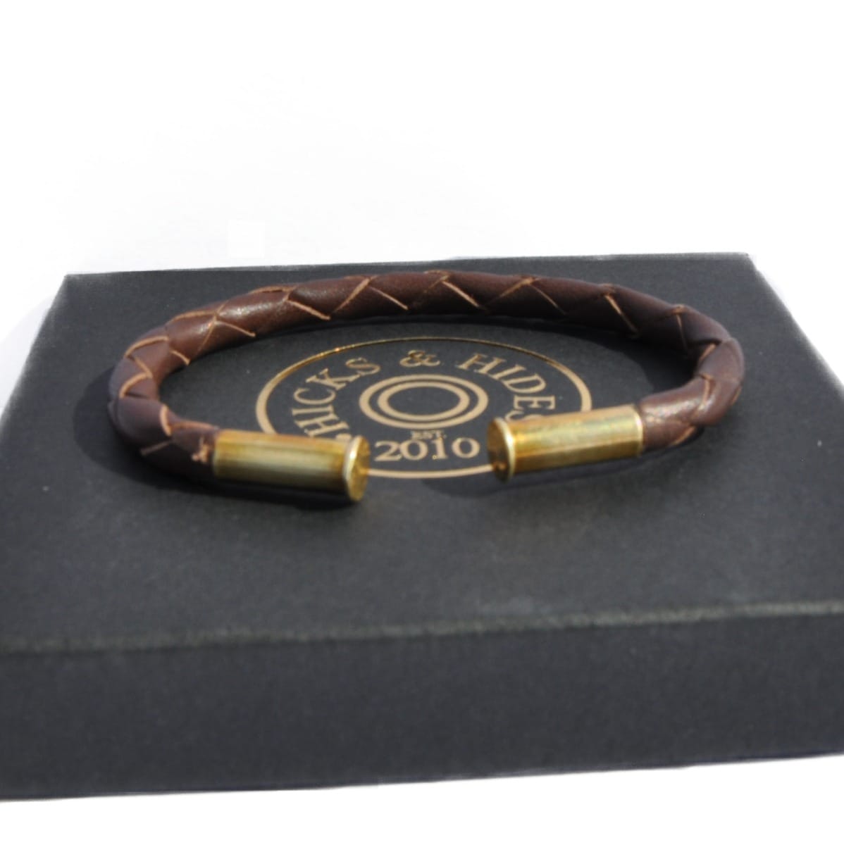 Hicks & Hides Ladies Leather Rifle Bangle-Jewellery-Eland Lodge