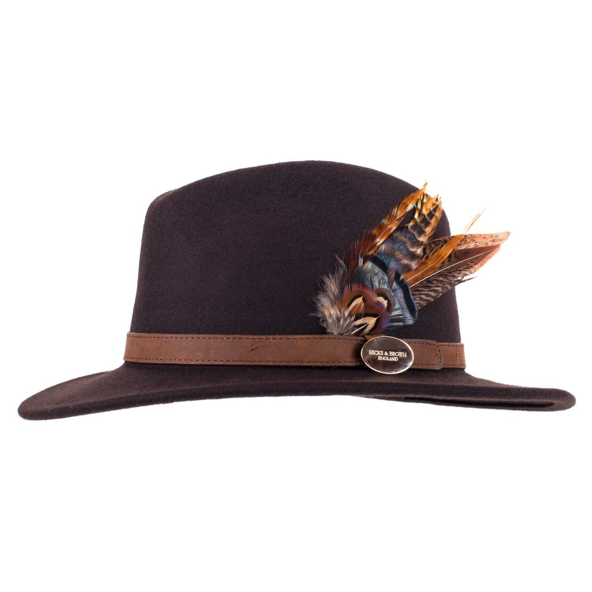 Hicks & Brown Suffolk Gamebird Feather Fedora