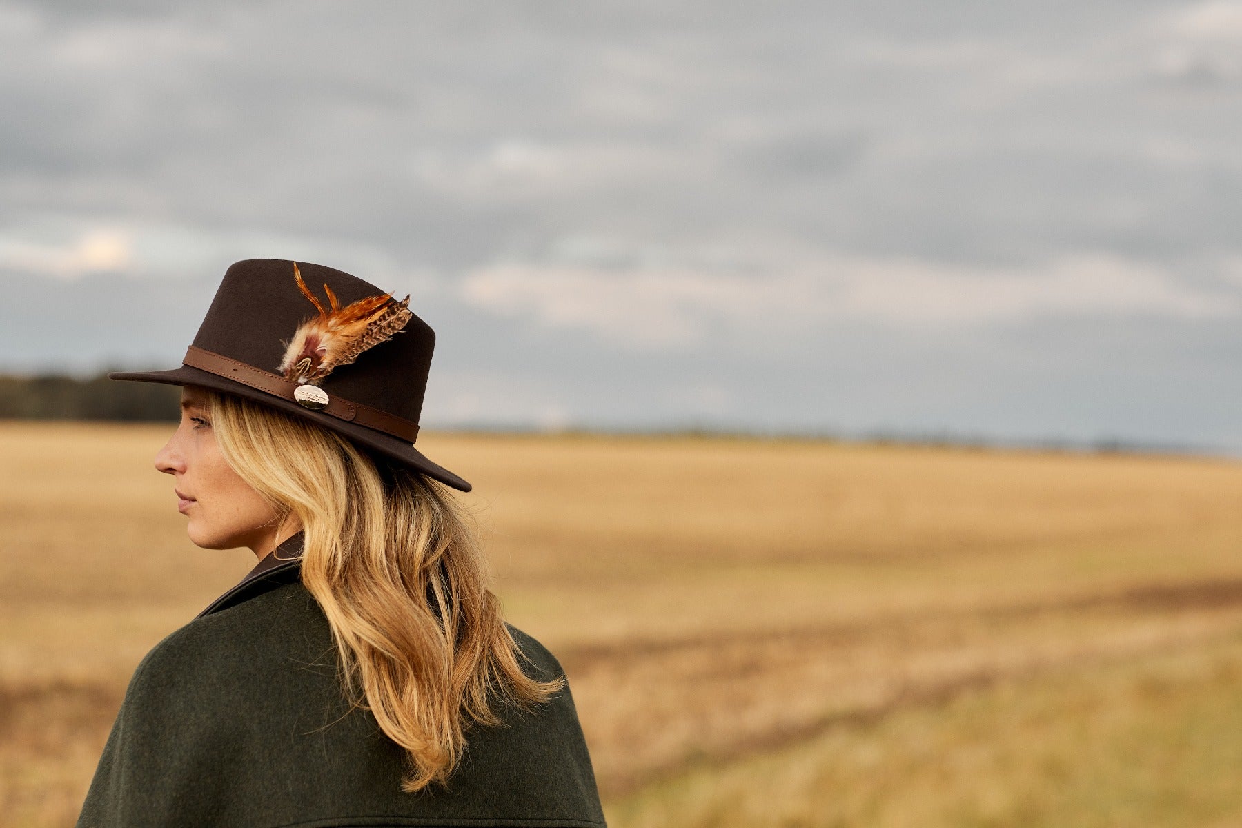 Hicks & Brown Suffolk Gamebird Feather Fedora