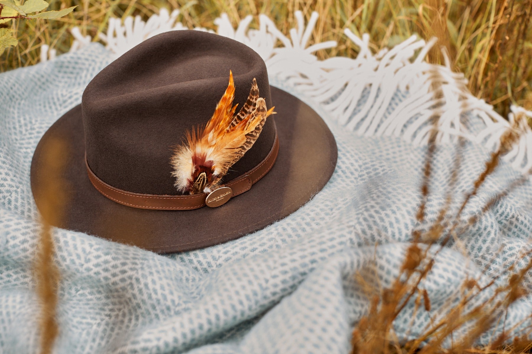 Hicks & Brown Suffolk Gamebird Feather Fedora