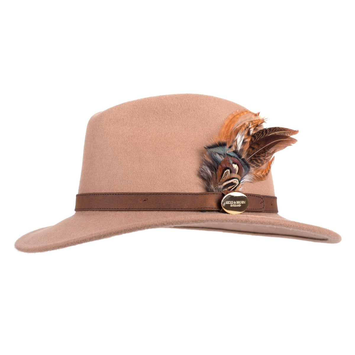 Hicks & Brown Suffolk Gamebird Feather Fedora