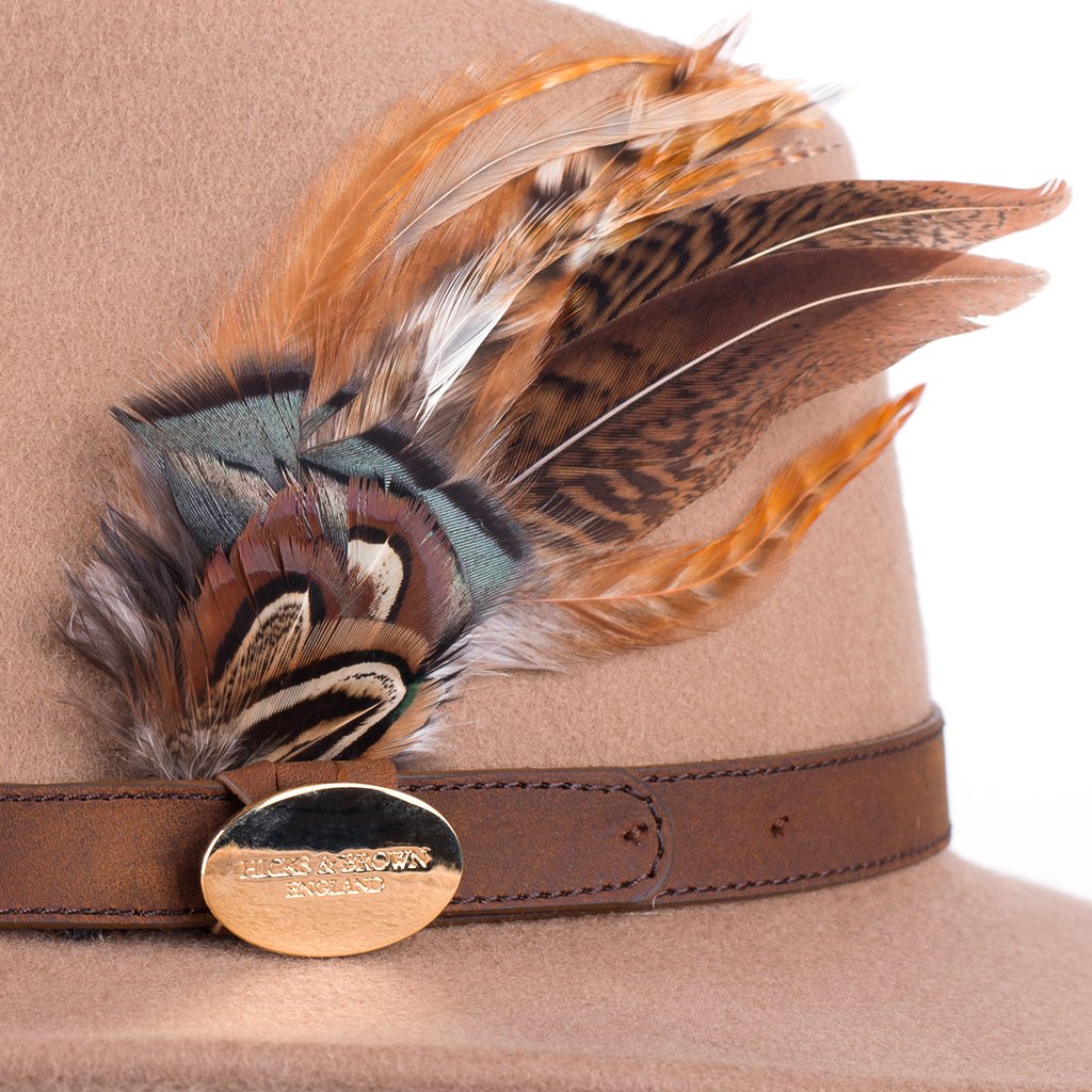 Hicks & Brown Suffolk Gamebird Feather Fedora