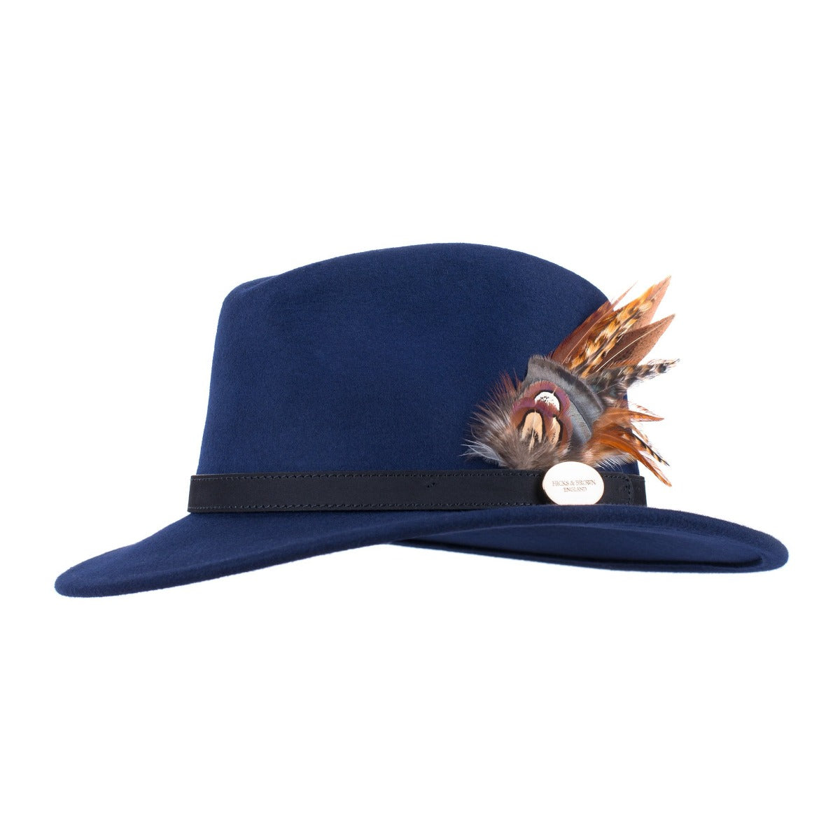 Hicks & Brown Suffolk Gamebird Feather Fedora