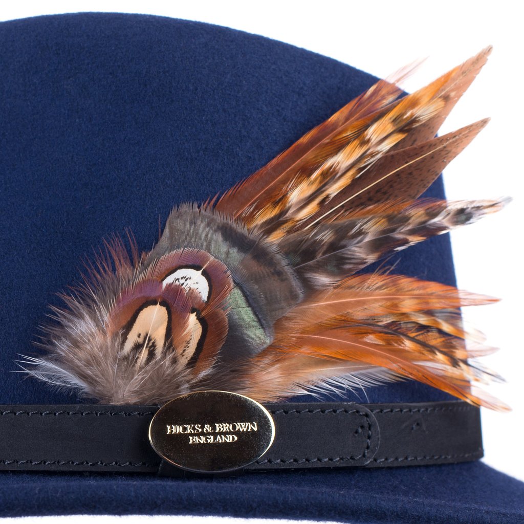 Hicks & Brown Suffolk Gamebird Feather Fedora