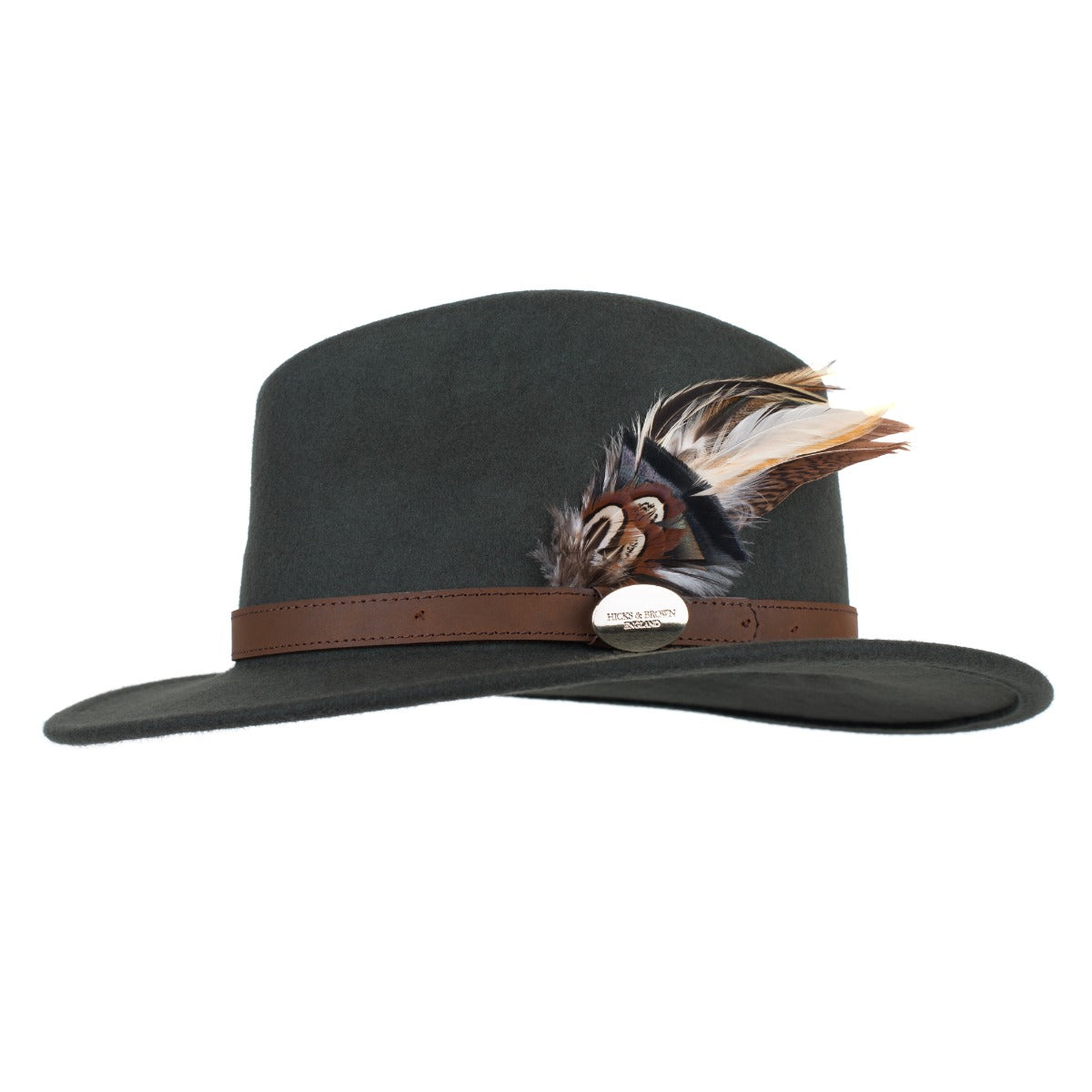 Hicks & Brown Suffolk Gamebird Feather Fedora