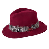 Hicks & Brown Suffolk Guinea Feather Wrap Fedora