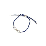 Hiho Silver 9ct Rose Gold Cherry Roller Friendship Bracelet
