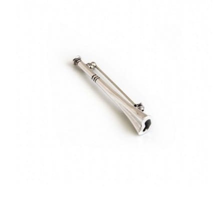 Hiho Silver Hunting Horn Pin